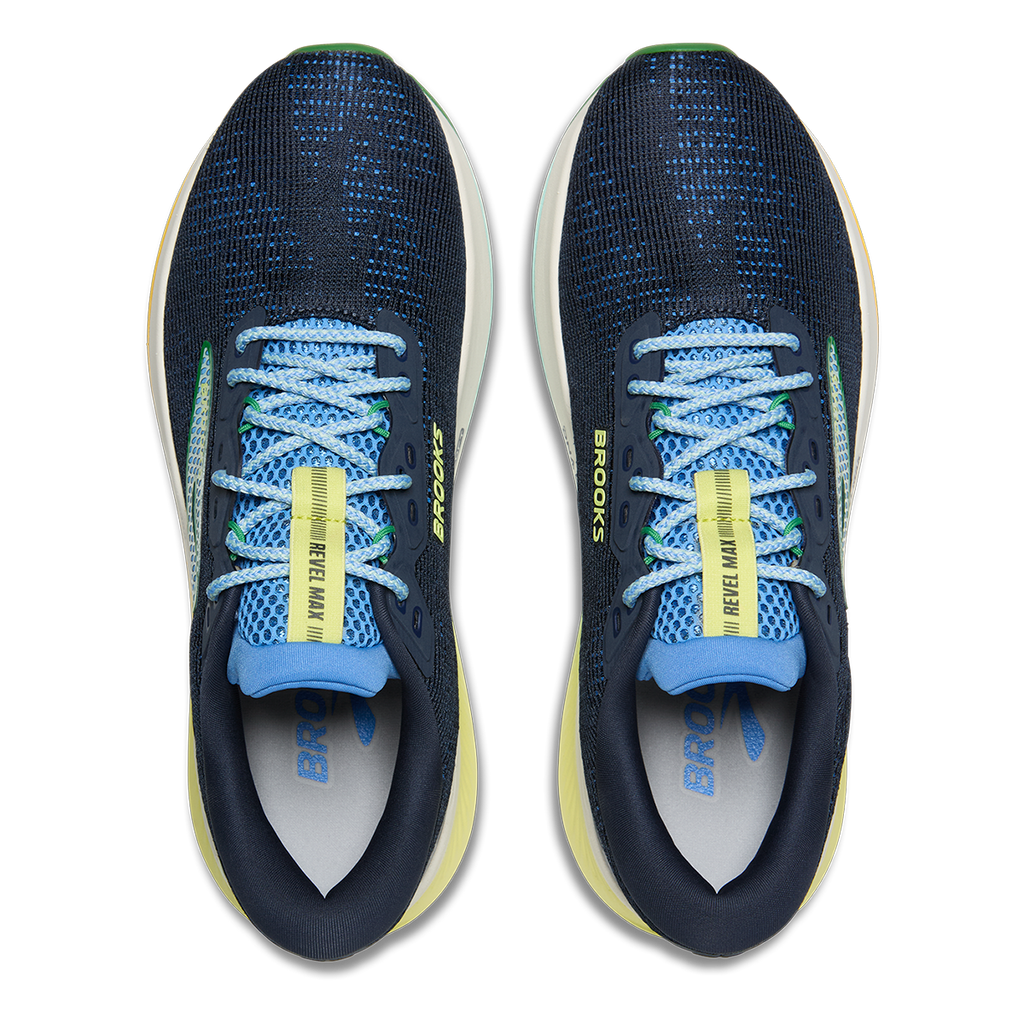 Brooks Revel Max — Beacon Blue - Moonlight - Orange — Size D — Width 7 — Alternate View 19