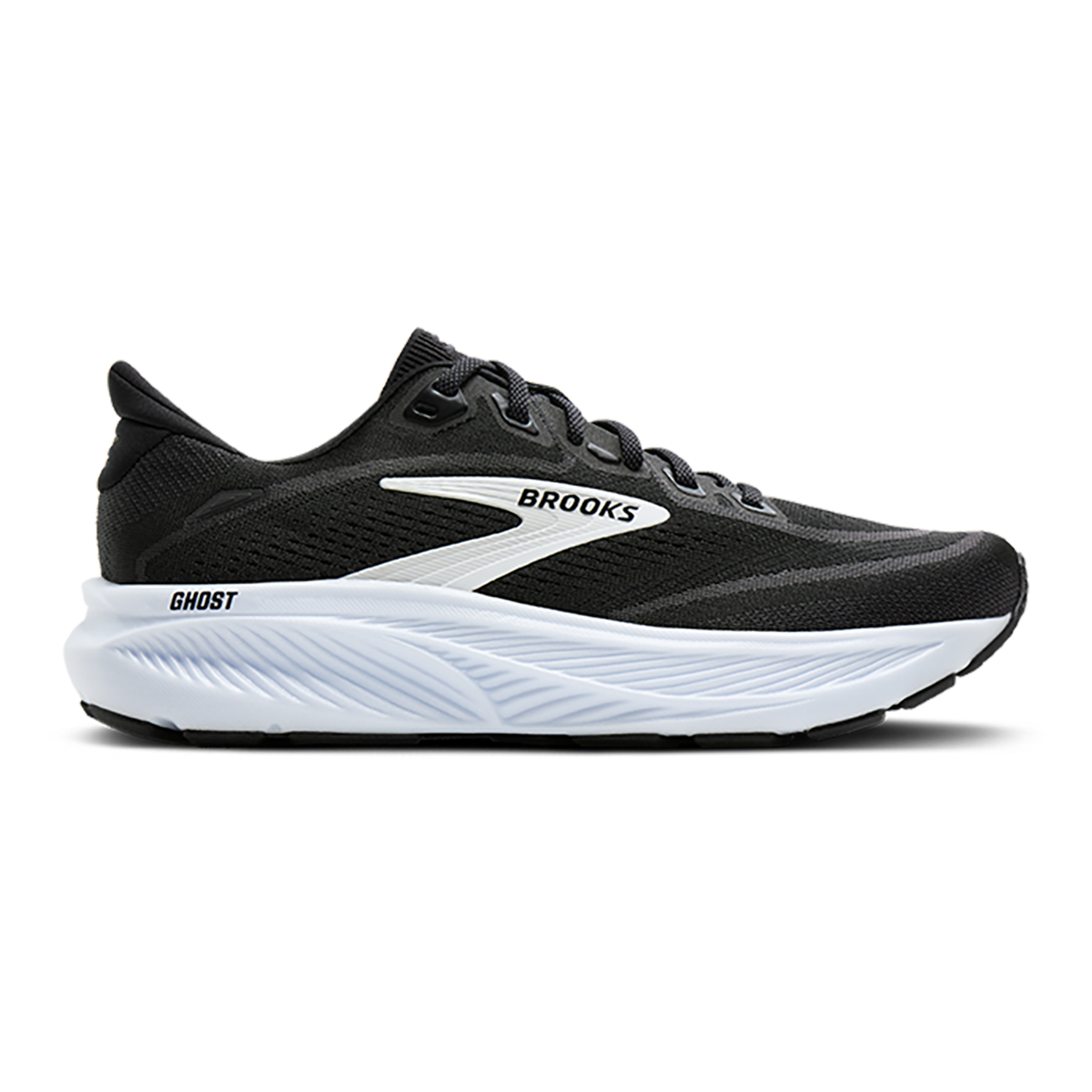 Brooks Ghost 18 — Black - Black - Ebony — Size D — Width 7 — Alternate View 13