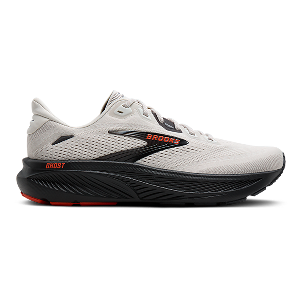 Brooks Ghost 18 — Black - Black - Ebony — Size D — Width 7 — Detail View