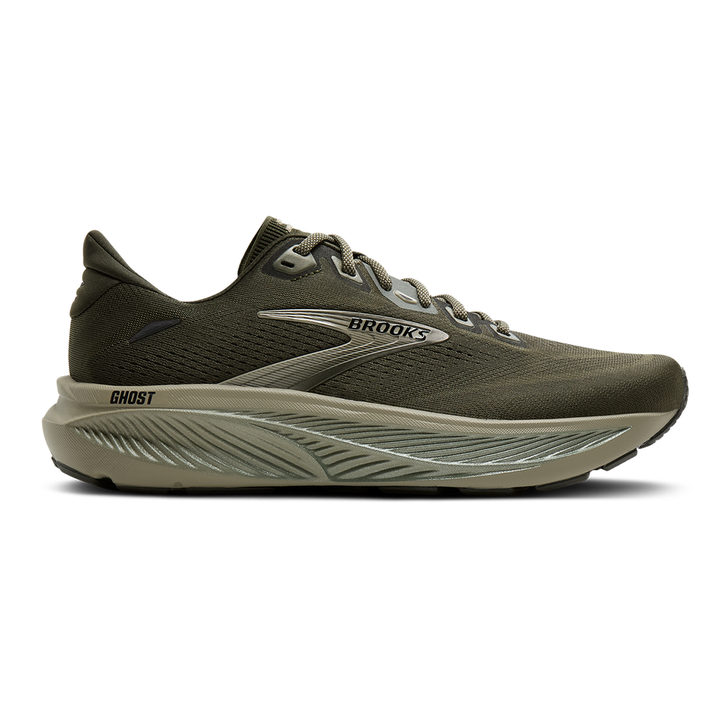 Brooks Ghost 18 Capsule Collection — Forest Night - Green - Black — Size D — Width 7 — Front View