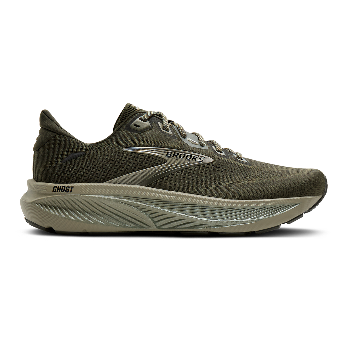 Brooks Ghost 18 Capsule Collection — Forest Night - Green - Black — Size D — Width 7 — Front View