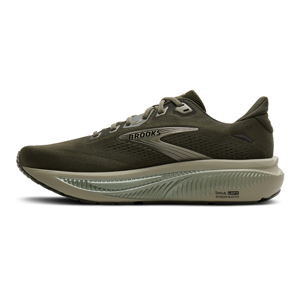 Brooks Ghost 18 Capsule Collection — Forest Night - Green - Black — Size D — Width 7 — Side View