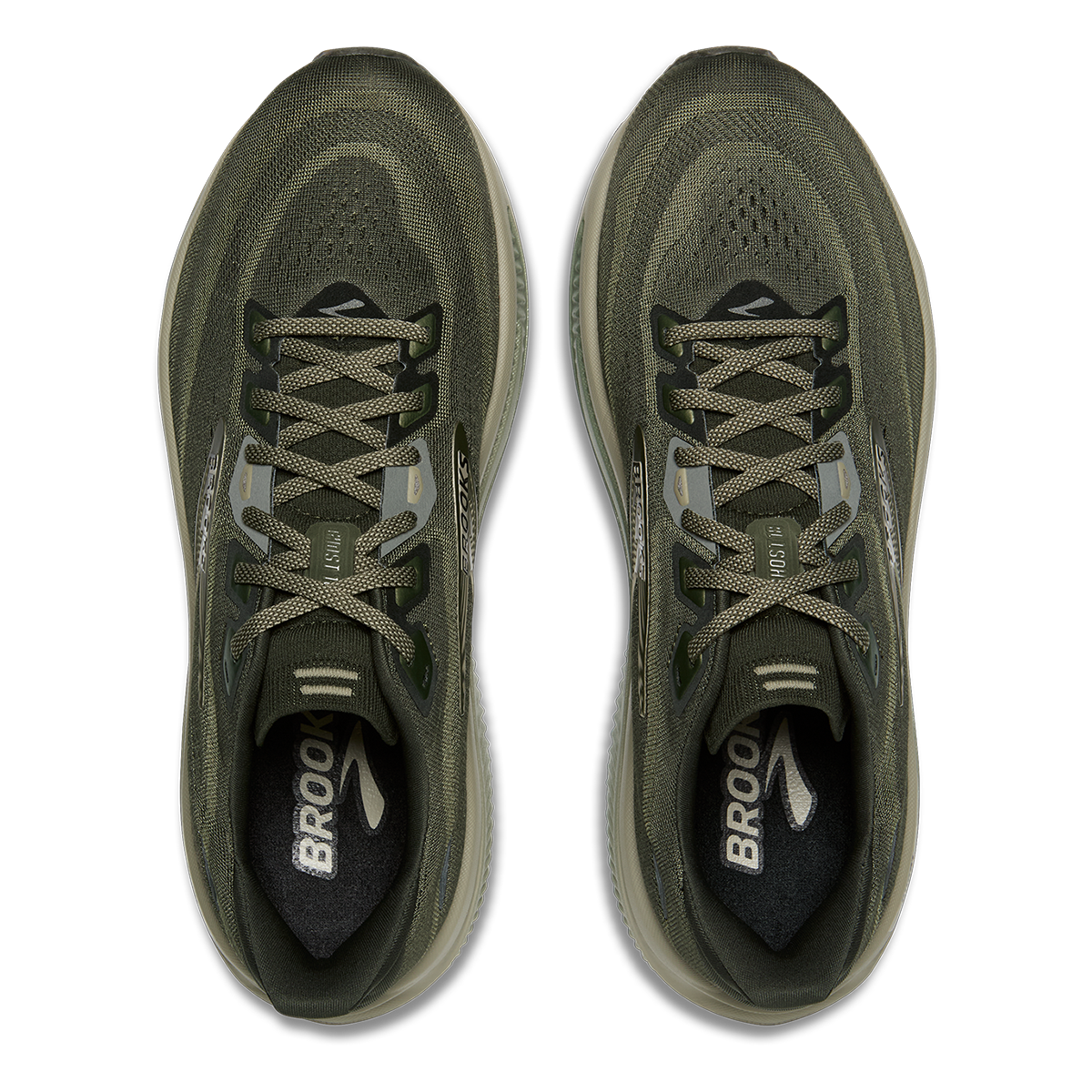 Brooks Ghost 18 Capsule Collection — Forest Night - Green - Black — Size D — Width 7 — Back View