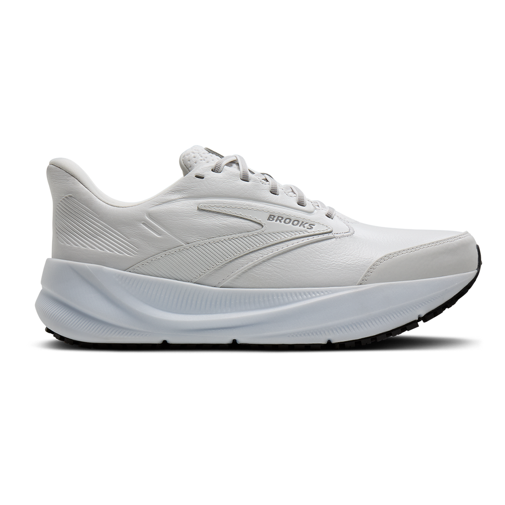 Brooks Ghost Max Slip Resistant — Black - Black — Size D — Width 7 — Detail View