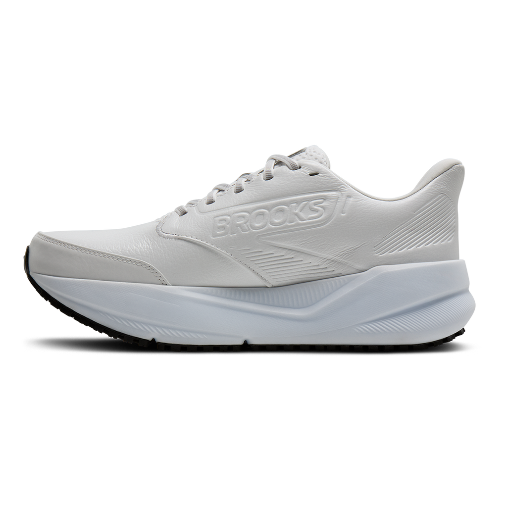 Brooks Ghost Max Slip Resistant — Black - Black — Size D — Width 7 — Lifestyle View