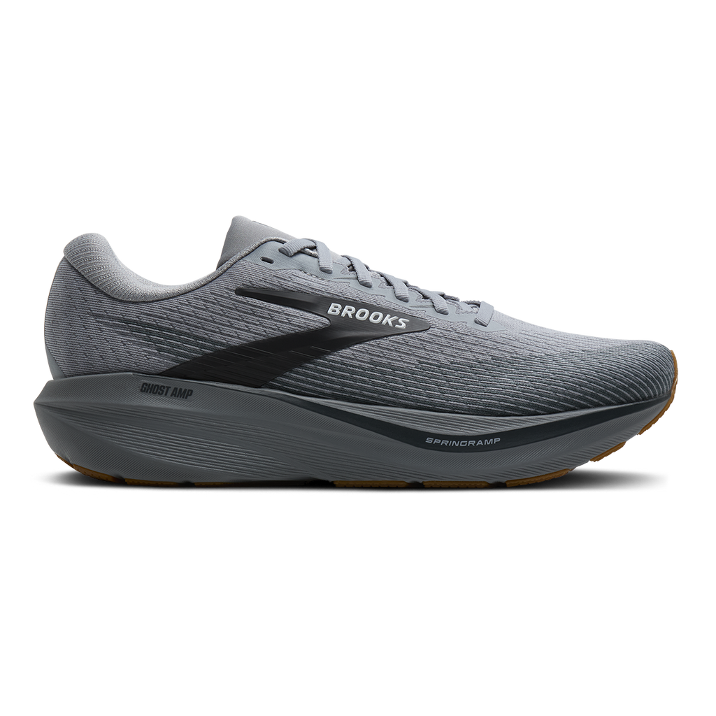 Brooks Ghost Amp — Black - Grey - Purple Hebe — Size D — Width 7 — Alternate View 9