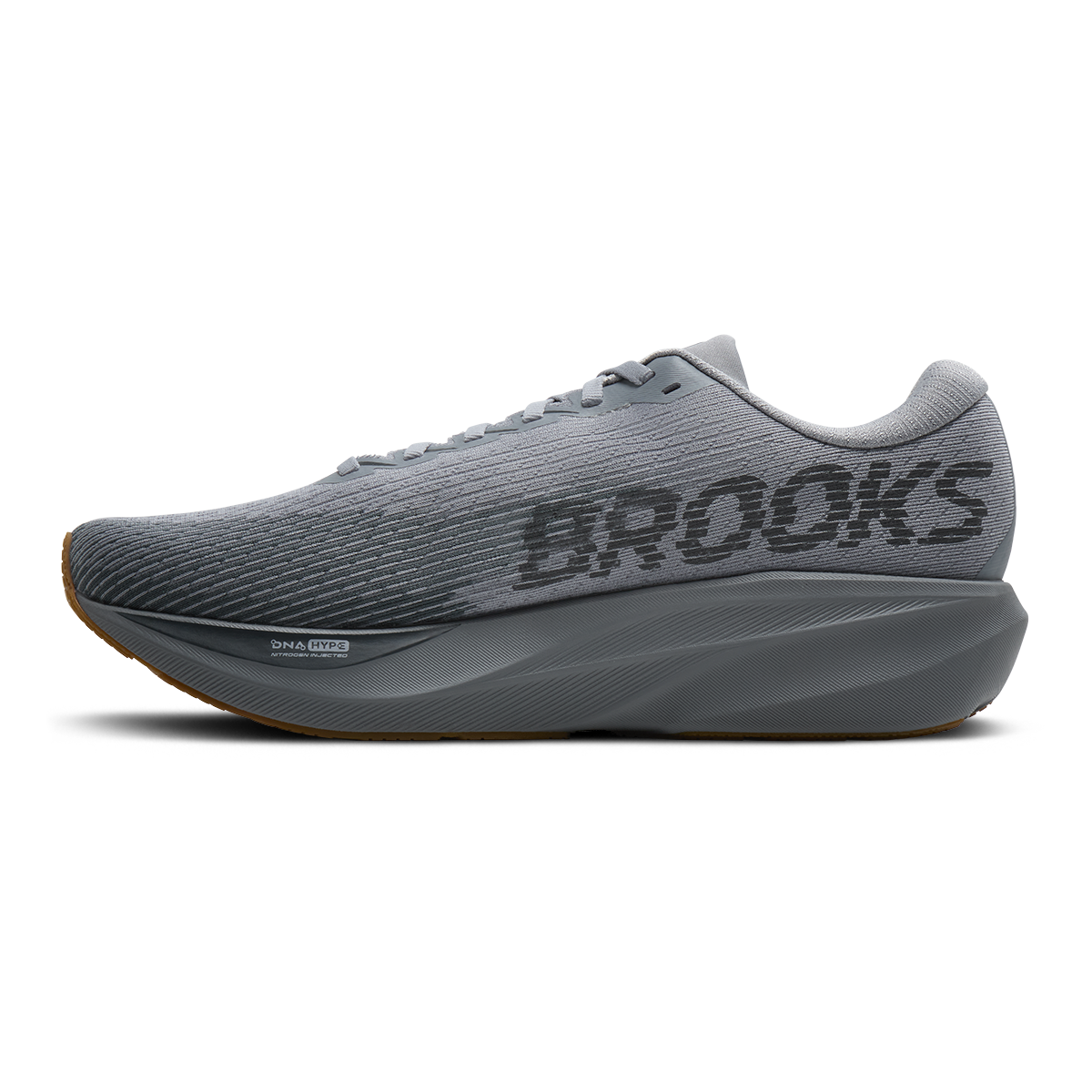 Brooks Ghost Amp — Black - Grey - Purple Hebe — Size D — Width 7 — Alternate View 10