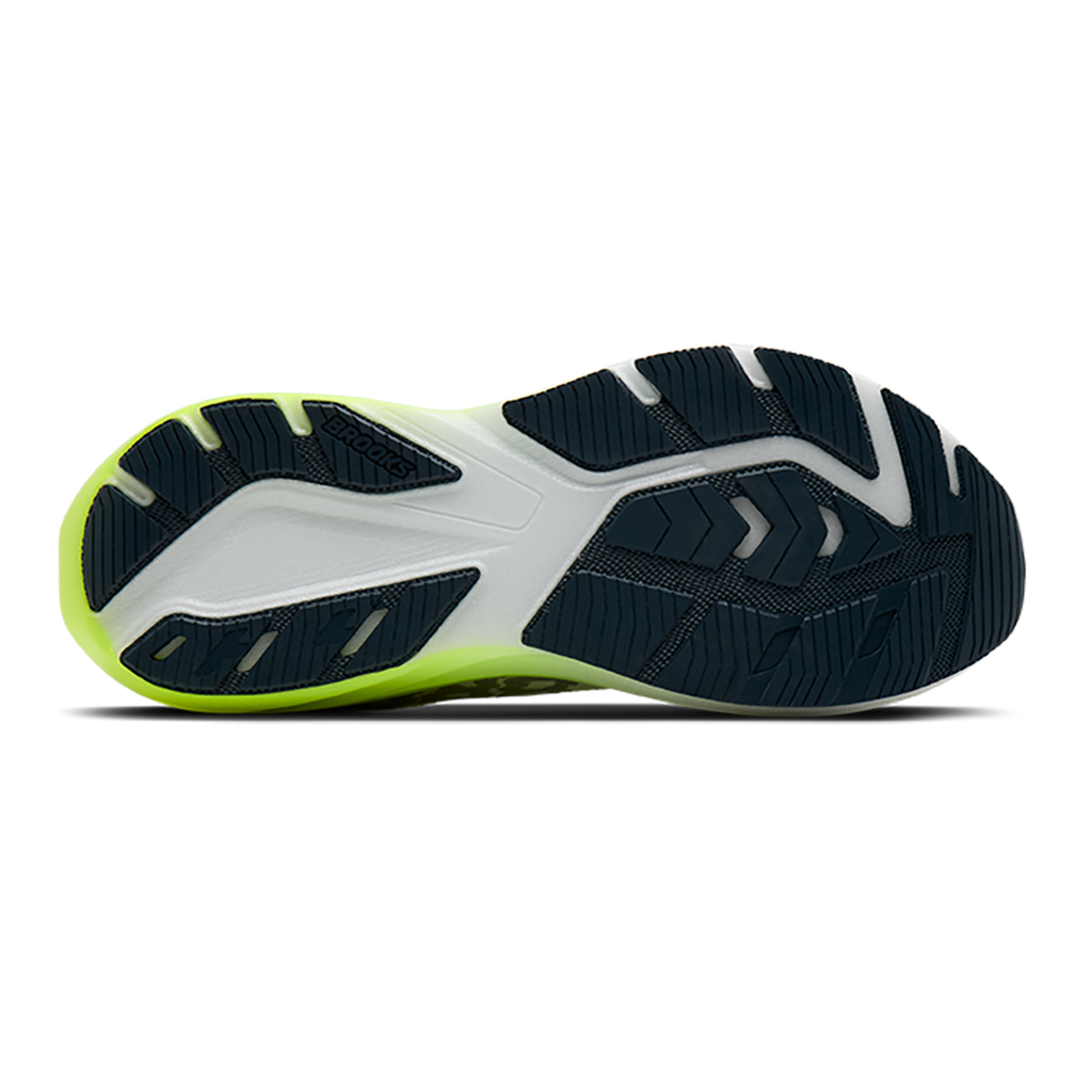 Brooks Ghost Amp Nightlife Collection — Shower - Nightlife - Sea — Size D — Width 7 — Top View