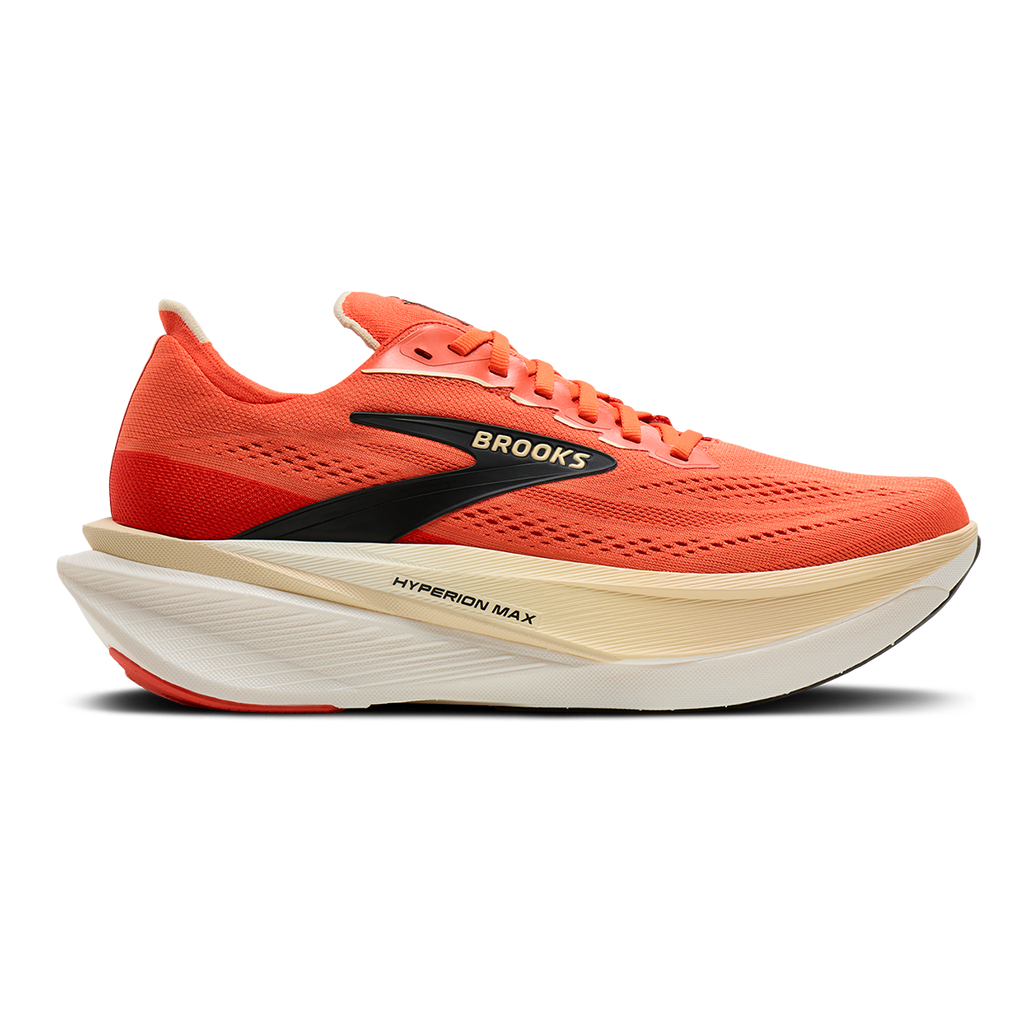 Brooks Hyperion Max 4 — Grey - Black - Purple Hebe — Size D — Width 7 — Detail View