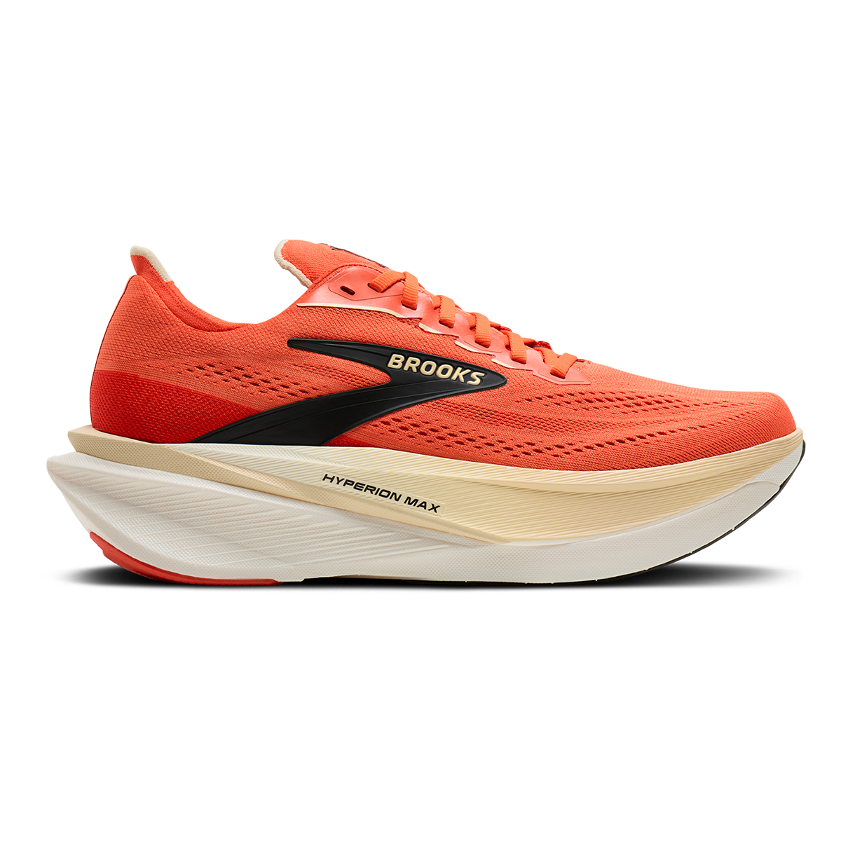 Brooks Hyperion Max 4 — Grey - Black - Purple Hebe — Size D — Width 7 — Detail View