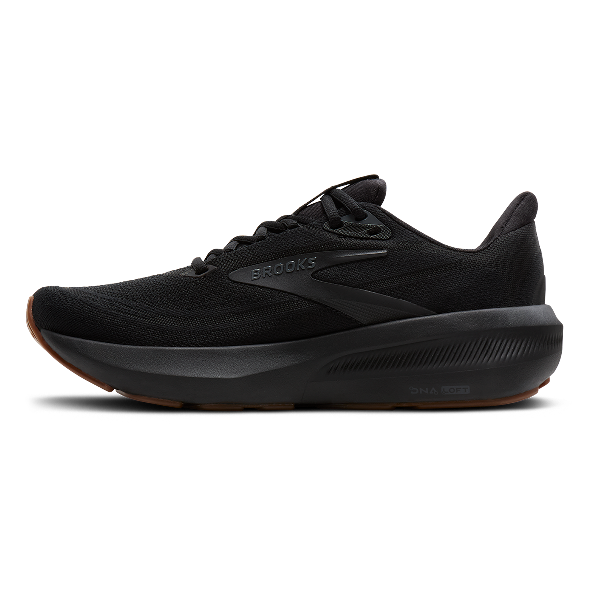 Brooks Revel 9 — Black - Ebony - Biscuit — Size D — Width 7 — Side View