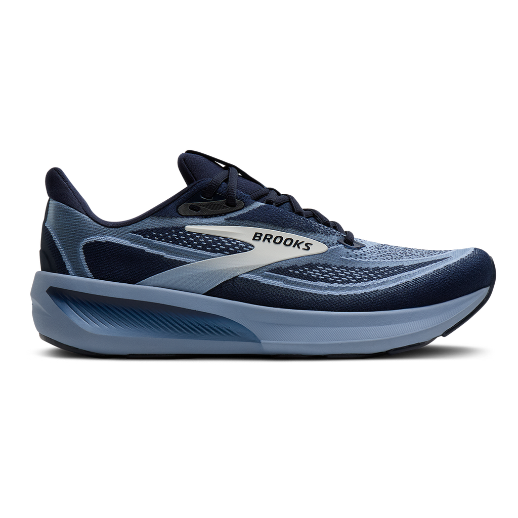 Brooks Revel 9 — Black - Ebony - Biscuit — Size D — Width 7 — Detail View