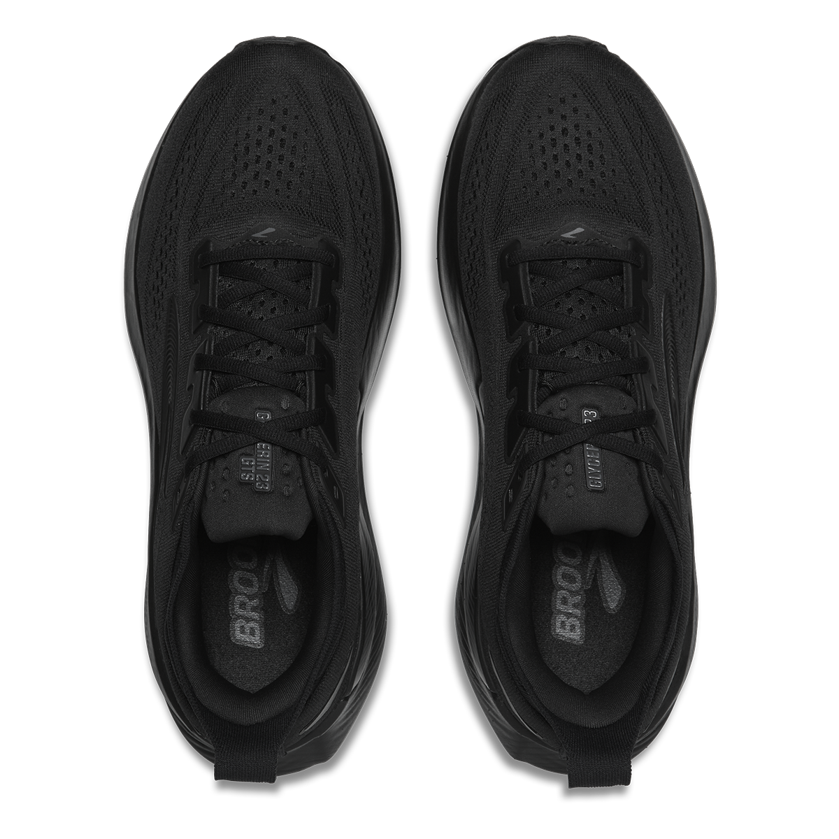 Brooks Glycerin GTS 23 — Black - Black - Ebony — Size D — Width 7 — Alternate View 15