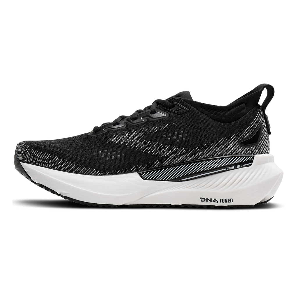 Brooks Glycerin GTS 23 — Black - Black - Ebony — Size D — Width 7 — Lifestyle View