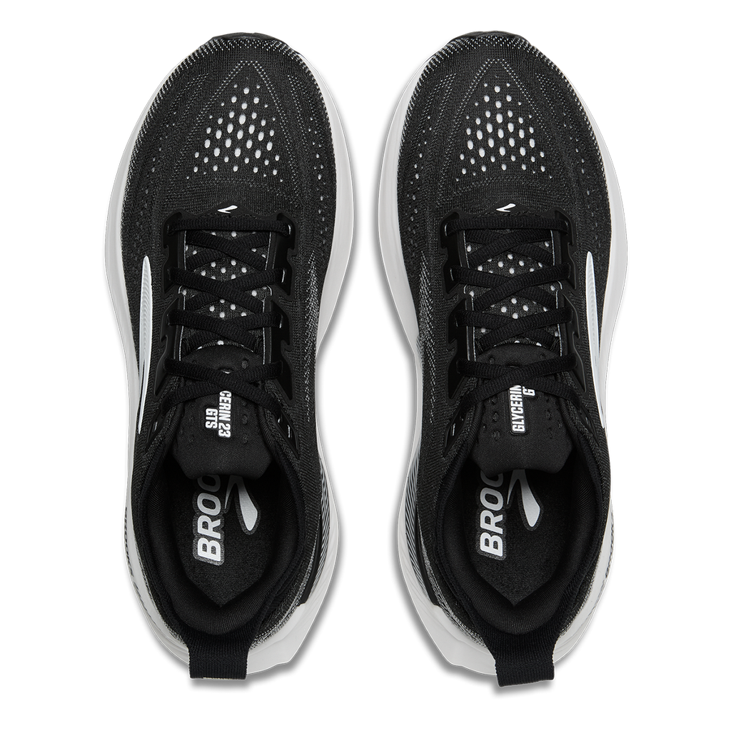 Brooks Glycerin GTS 23 — Black - Black - Ebony — Size D — Width 7 — Alternate View 7