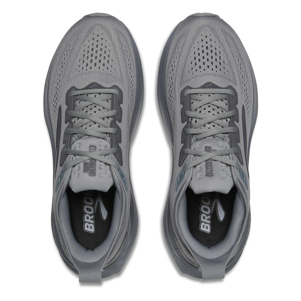 Brooks Glycerin GTS 23 — Black - Black - Ebony — Size D — Width 7 — Back View