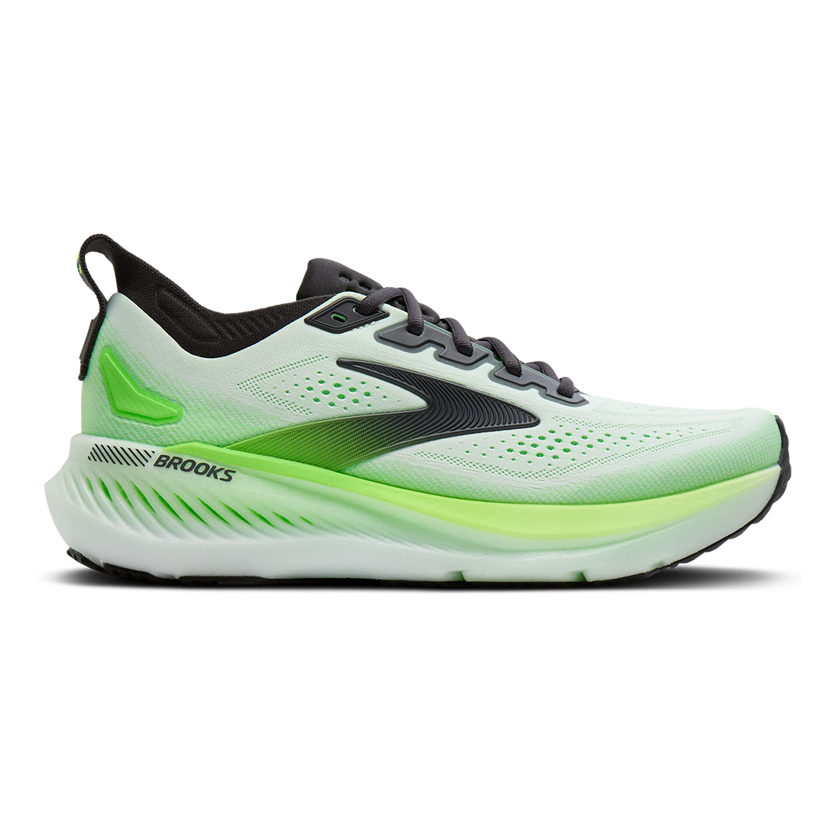 Brooks Glycerin GTS 23 — Black - Black - Ebony — Size D — Width 7 — Alternate View 9