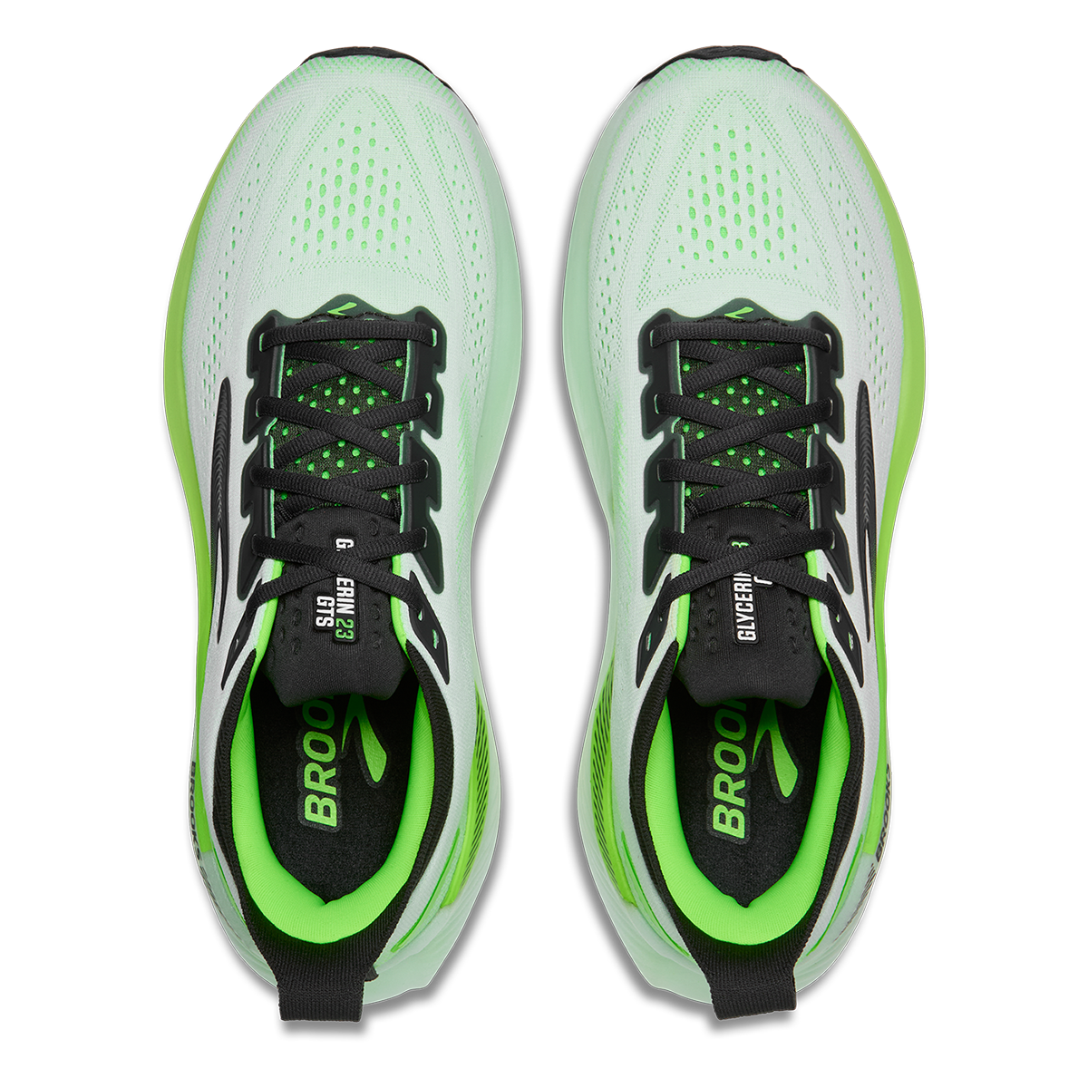 Brooks Glycerin GTS 23 — Black - Black - Ebony — Size D — Width 7 — Alternate View 11