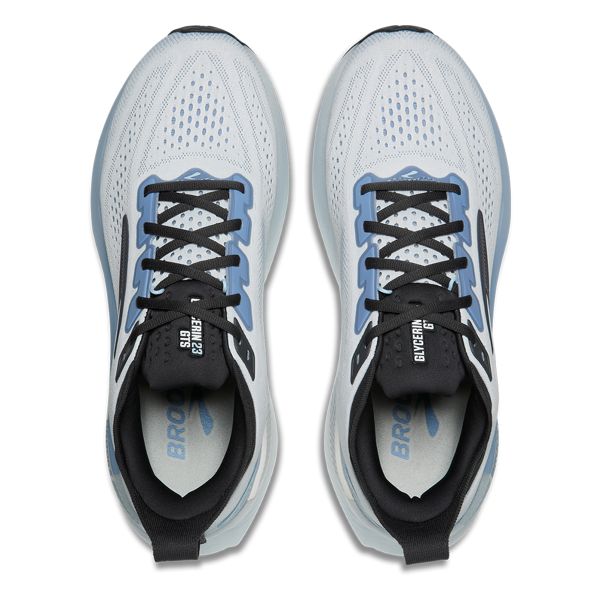Brooks Glycerin GTS 23 — Black - Black - Ebony — Size D — Width 7 — Alternate View 22