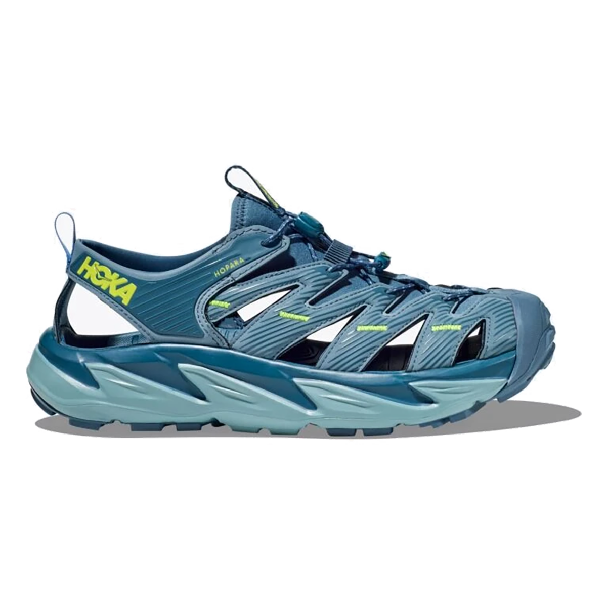 Hoka Hopara — Bluesteel - Stone Blue — Size D — Width 11 — Front View