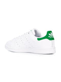 adidas Stan Smith Leather Sneakers — White/Green — Size US M 8 - US W 9.5 — Lifestyle View