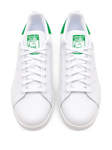 adidas Stan Smith Leather Sneakers — White/Green — Size US M 8 - US W 9.5 — Alternate View 7
