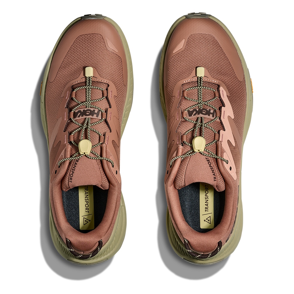 Hoka Transport — Maple - Grassland — Size D — Width 10.5 — Back View