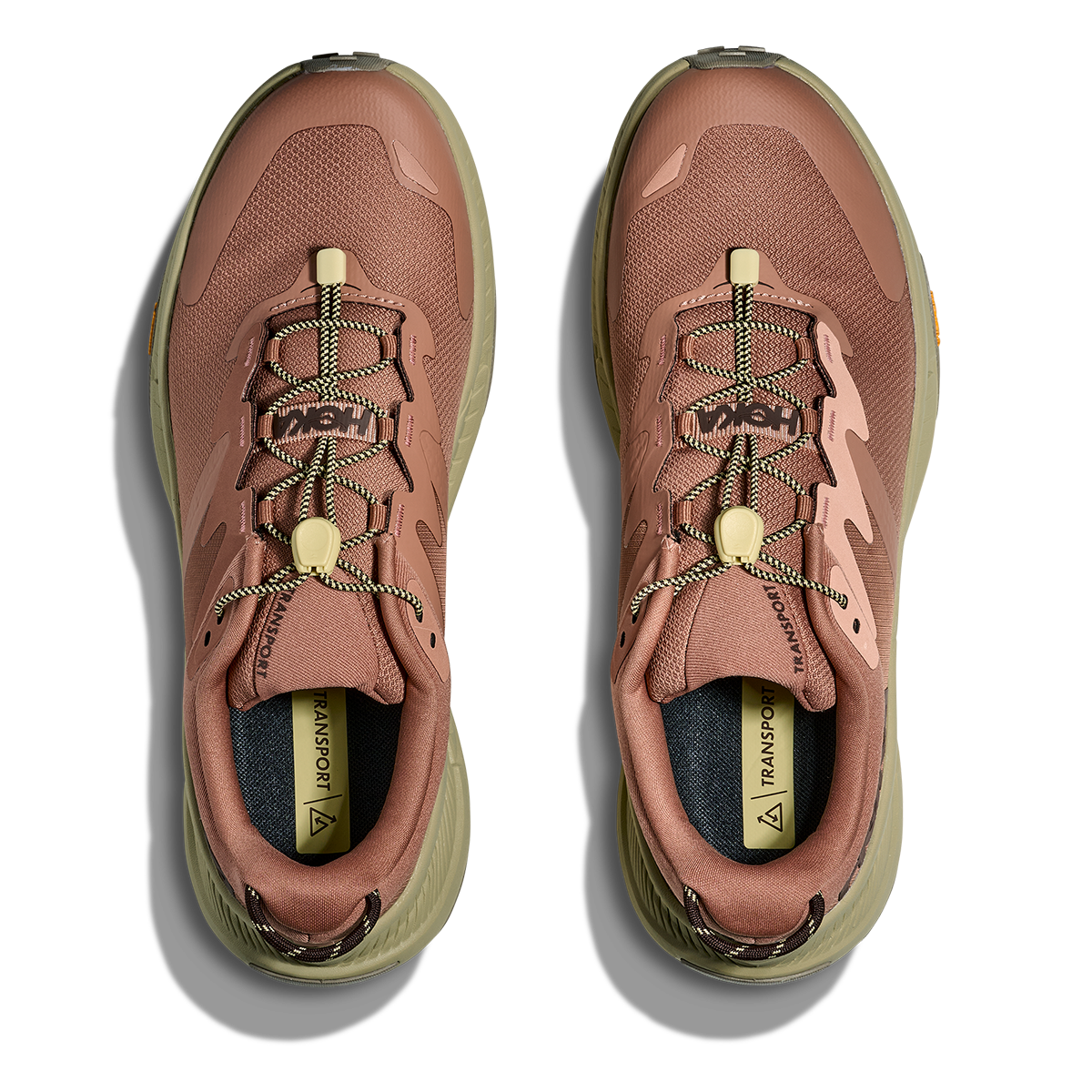 Hoka Transport — Maple - Grassland — Size D — Width 10.5 — Back View