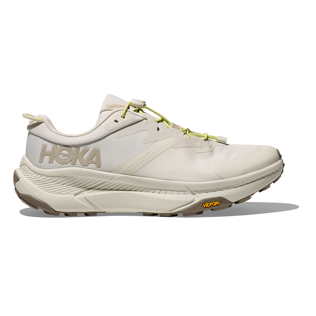 Hoka Transport — Truffle Salt - Truffle Salt — Size D — Width 10.5 — Front View