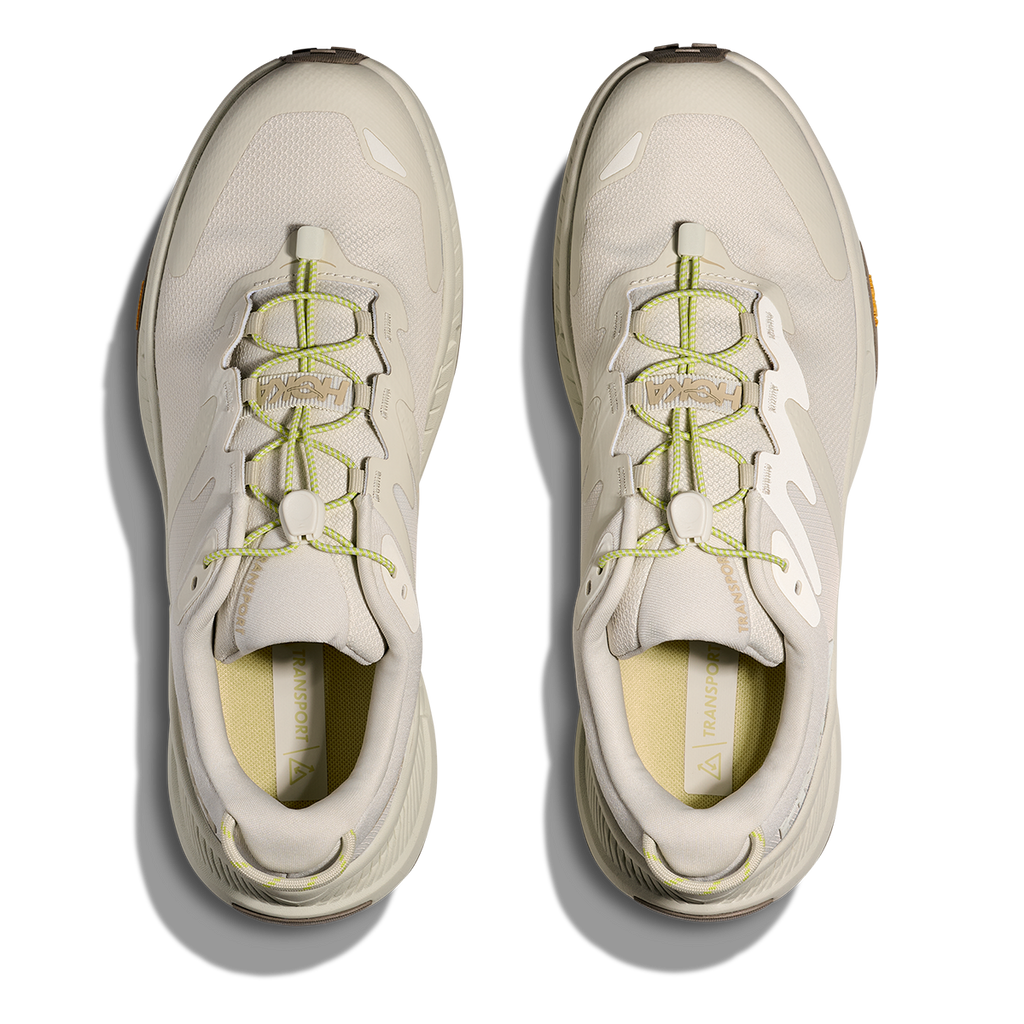 Hoka Transport — Truffle Salt - Truffle Salt — Size D — Width 10.5 — Back View