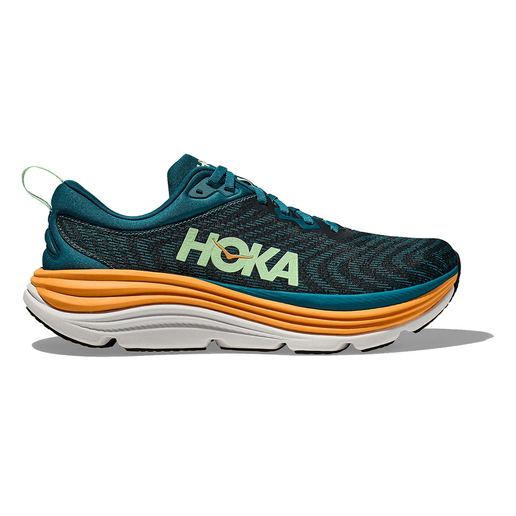 Hoka Gaviota 5 — Black - White — Size D — Width 14 — Alternate View 45