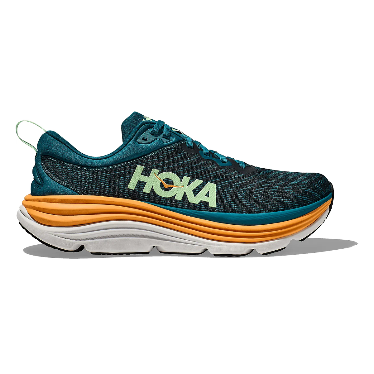 Hoka Gaviota 5 — Black - White — Size D — Width 14 — Alternate View 45