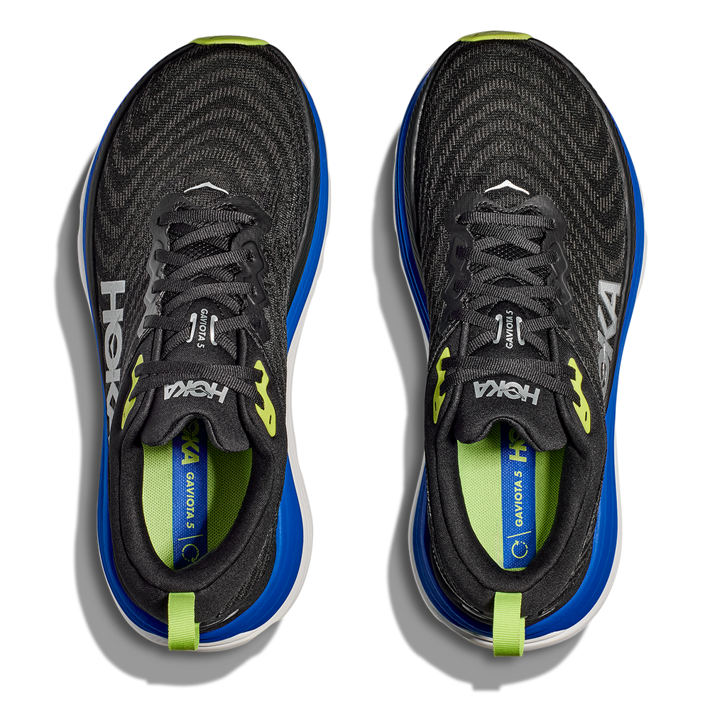 Hoka Gaviota 5 — Black - White — Size D — Width 14 — Alternate View 29