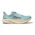 Hoka Mach 6 — Clear Sea - Sea Water — Size D — Width 7 — Front View