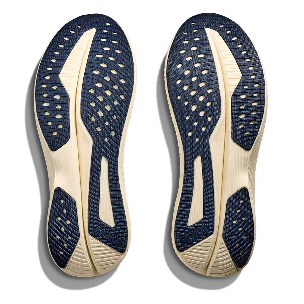 Hoka Mach 6 — Clear Sea - Sea Water — Size D — Width 7 — Top View