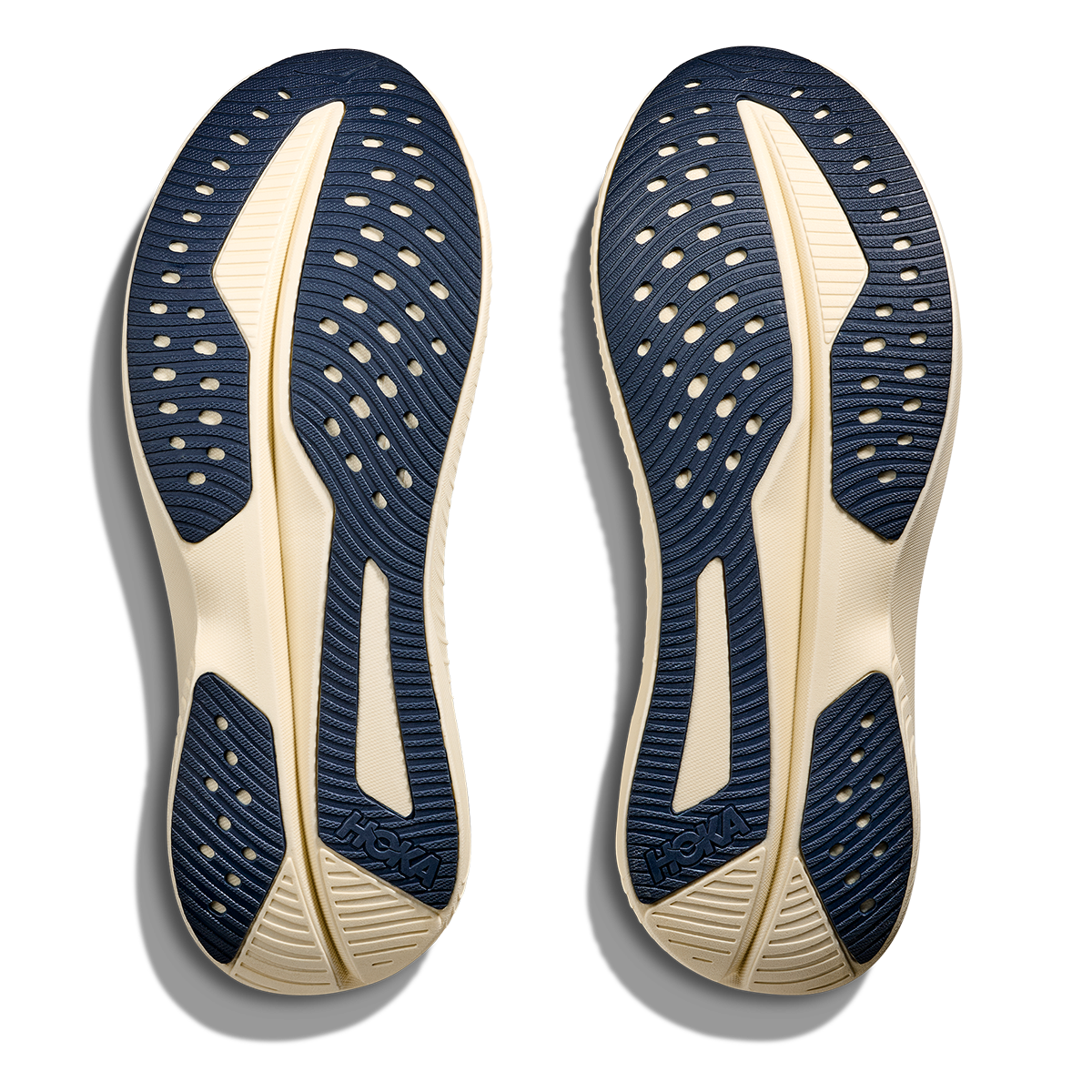 Hoka Mach 6 — Clear Sea - Sea Water — Size D — Width 7 — Top View