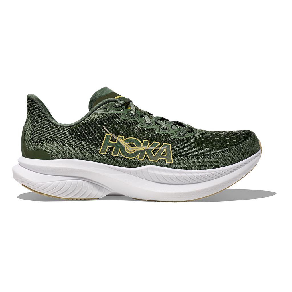 Hoka Mach 6 — Succulent - Fern — Size D — Width 7 — Front View