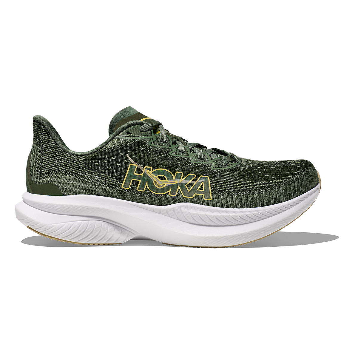 Hoka Mach 6 — Succulent - Fern — Size D — Width 7 — Front View