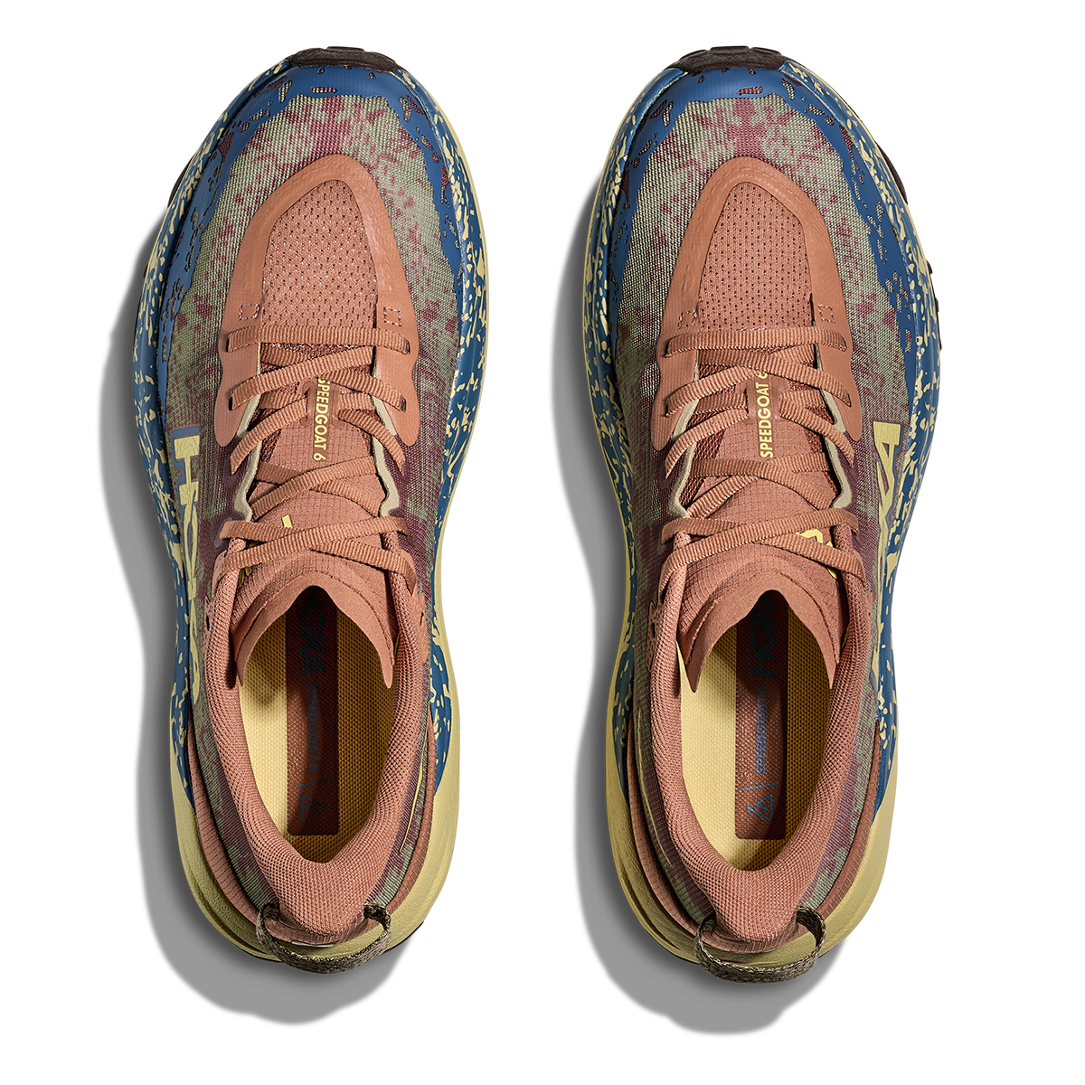 Hoka Speedgoat 6 — Maple - Cardamom — Size D — Width 10.5 — Back View