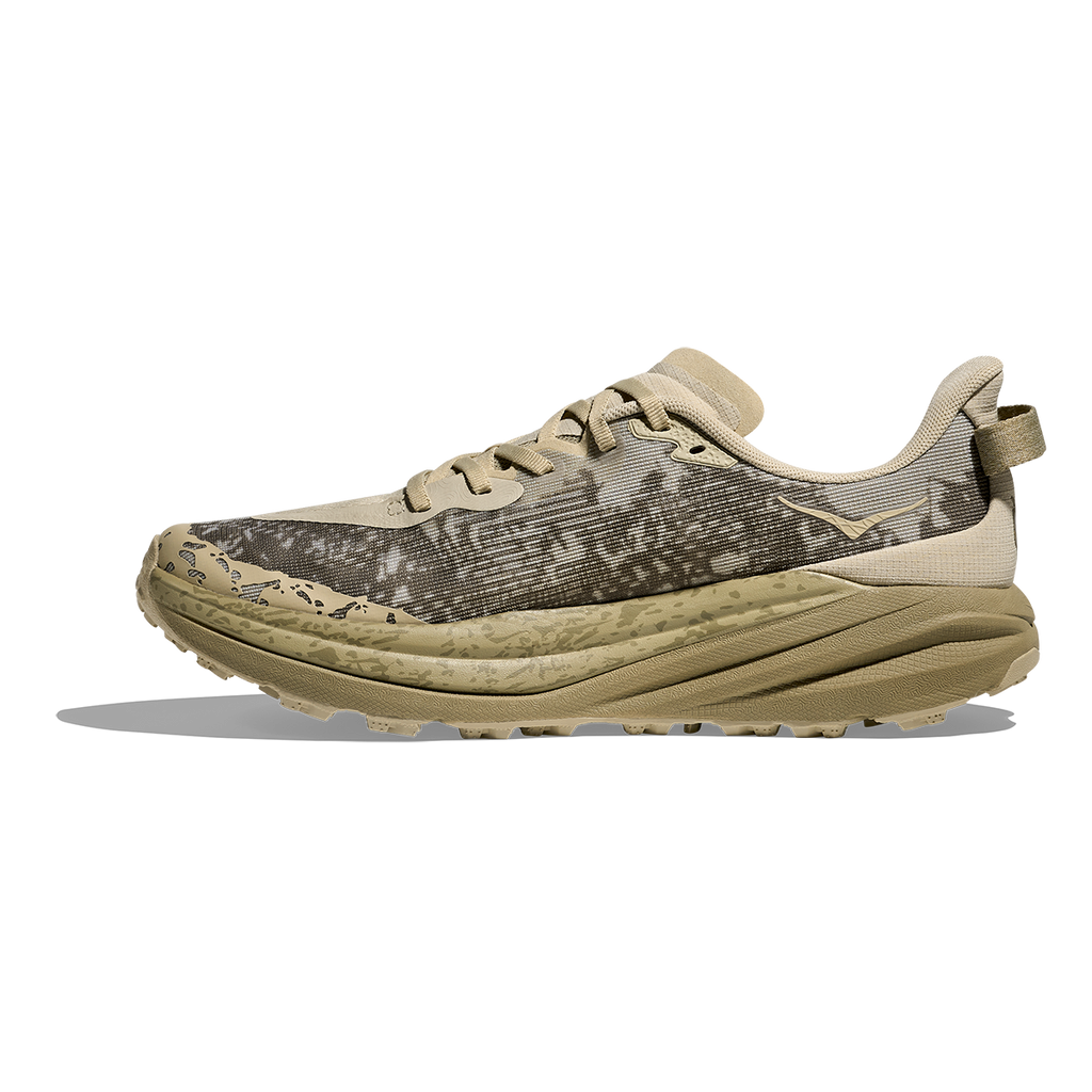 Hoka Speedgoat 6 — Oyster Mushroom - Wild Mushroom — Size D — Width 10.5 — Side View