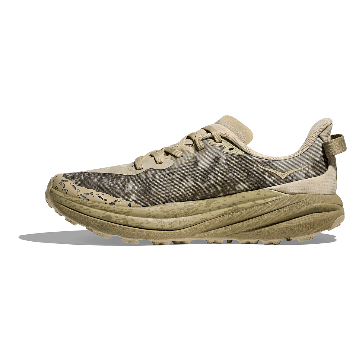 Hoka Speedgoat 6 — Oyster Mushroom - Wild Mushroom — Size D — Width 10.5 — Side View