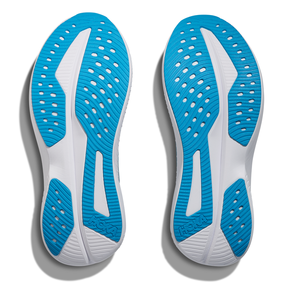 Hoka Mach 6 — Tundra Blue - Raindrop — Size B — Width 5 — Top View