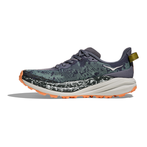 Hoka Speedgoat 6 — Grey Skies - Cosmic Grey — Size D — Width 10.5 — Top View