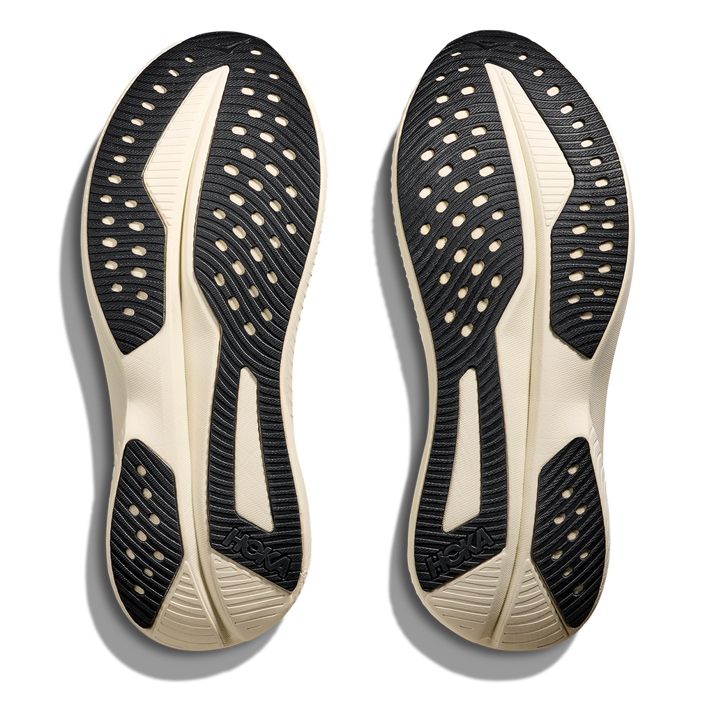 Hoka Mach 6 — Antique Olive - Truffle Salt — Size 2E — Width 7 — Top View