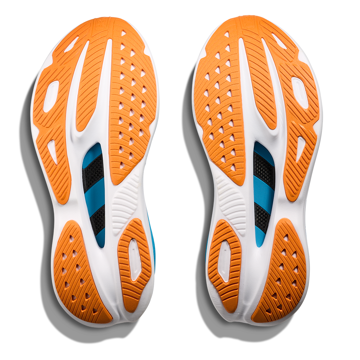 Hoka Skyward X — Clear Sea - Alpine Blue — Size D — Width 7 — Top View