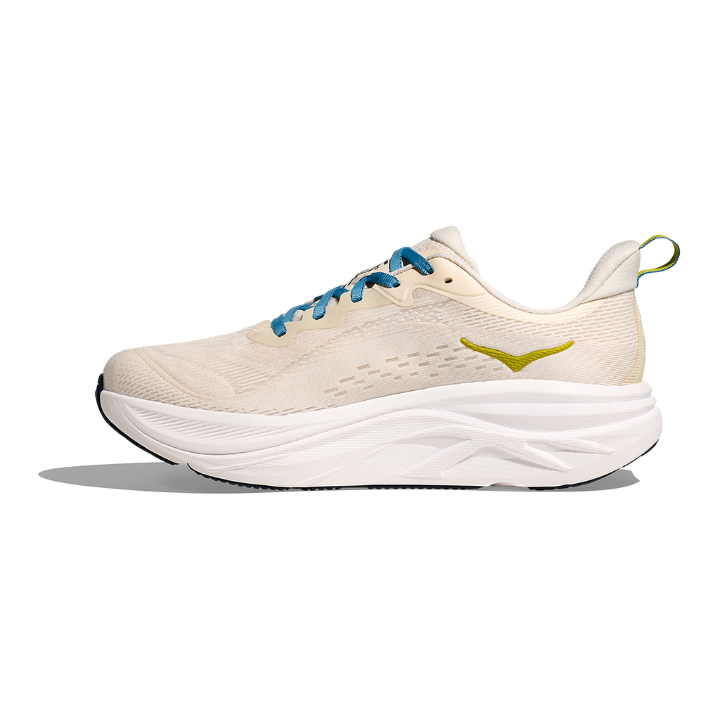 Hoka Skyflow — Birch - Alabaster — Size D — Width 7 — Side View