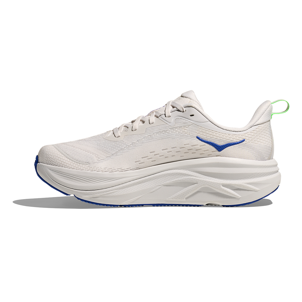 Hoka Skyflow — Cosmic Grey - Neon Green — Size D — Width 7 — Top View