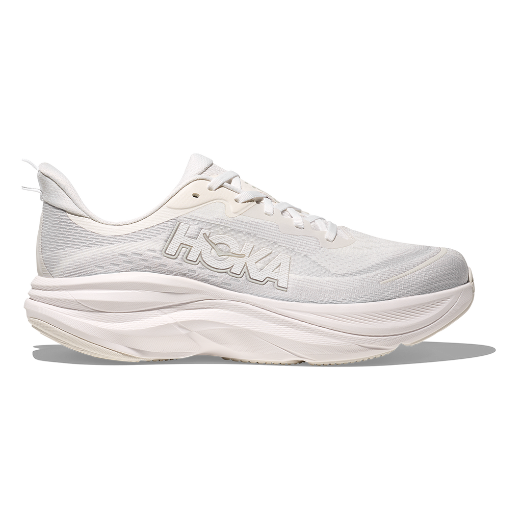 Hoka Skyflow — Frost - Cosmic Grey — Size B — Width 10.5 — Front View