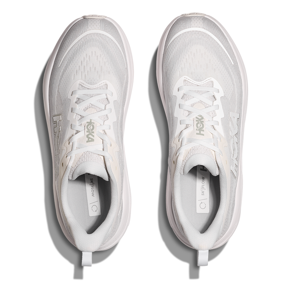 Hoka Skyflow — Frost - Cosmic Grey — Size D — Width 10.5 — Back View