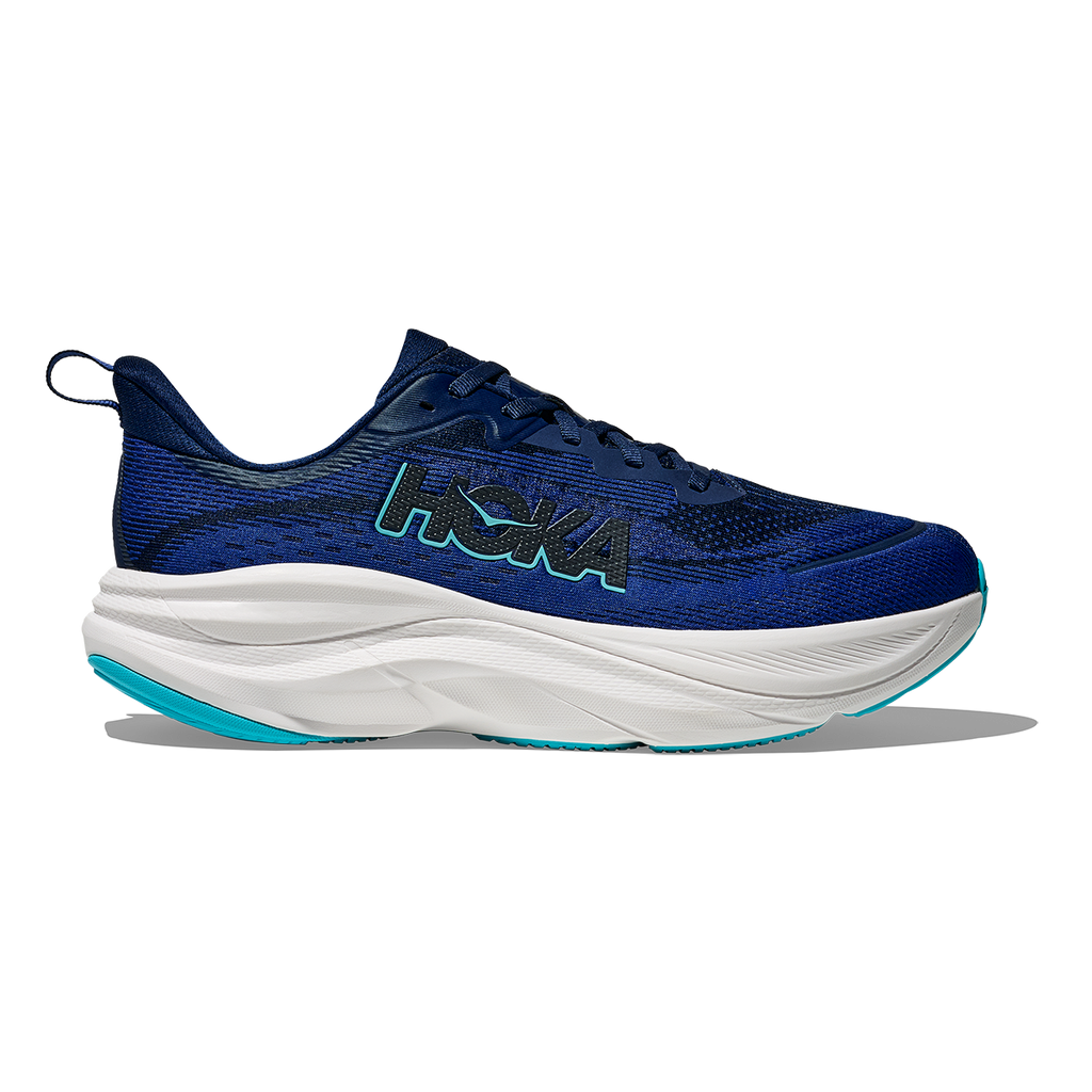 Hoka Skyflow — Midnight Blue - Night Sky — Size D — Width 7 — Front View